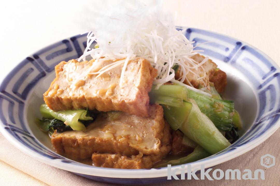 Spiced Fried Tofu and Bok Choy | Kikkoman India
