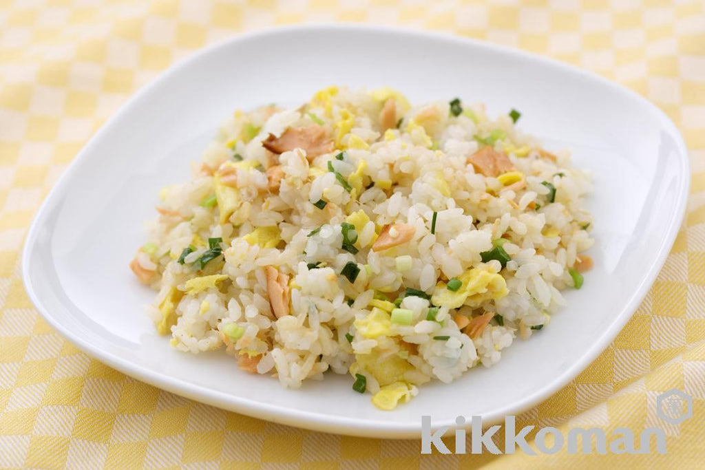 Extremely Simple Salmon Fried Rice