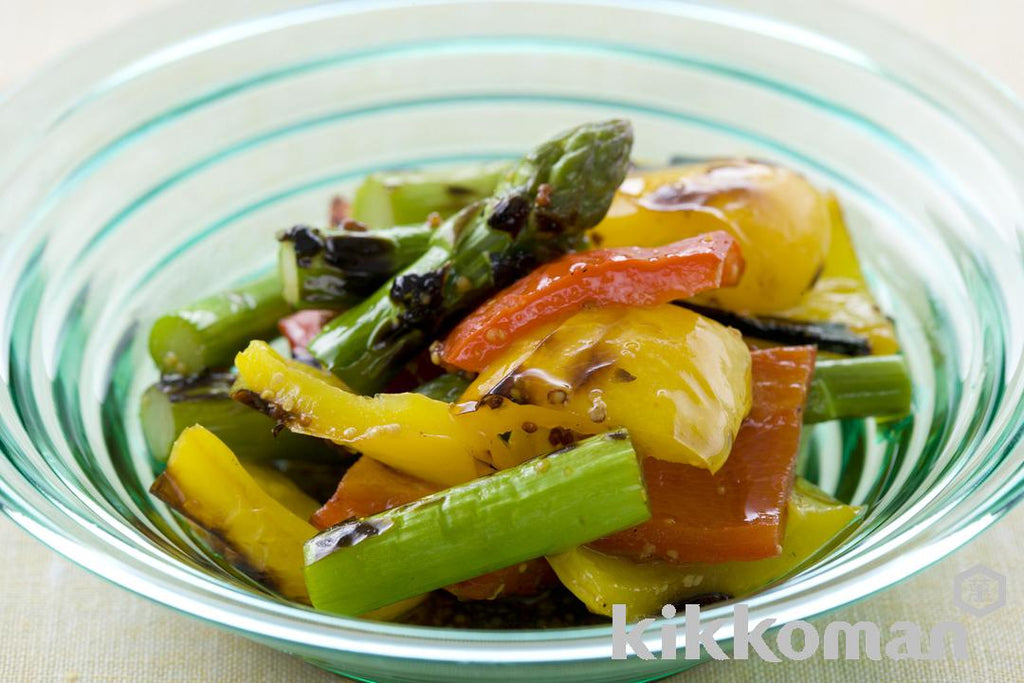 Grilled Asparagus and Sweet Pepper Salad