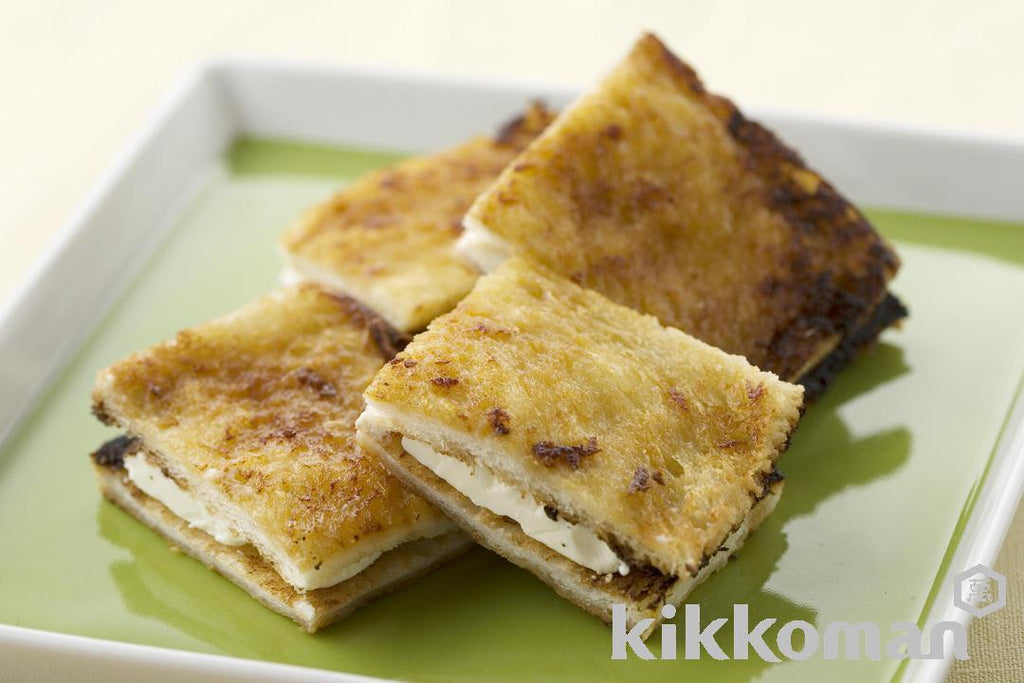 Soy Sauce and Garlic-Flavoured Cream Cheese Sandwiches